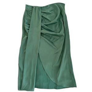 🆕 Weili Zheng Green midi skirt